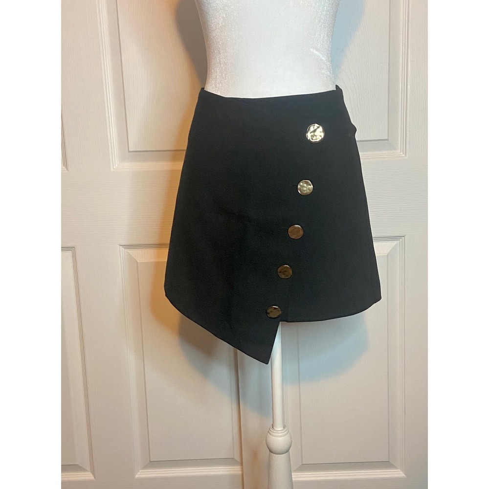 Pixie Market Asymmetrical Wrap Skort Preppy Parisian